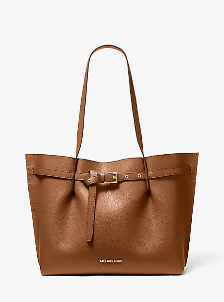 Emilia Large Pebbled Leather Tote Bag