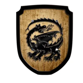 Escutcheon Wooden Play Shield - Dragon