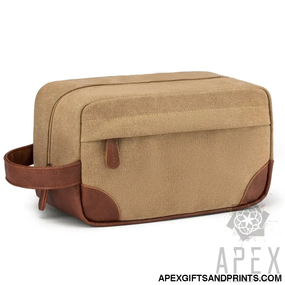 European retro men's toiletry bag