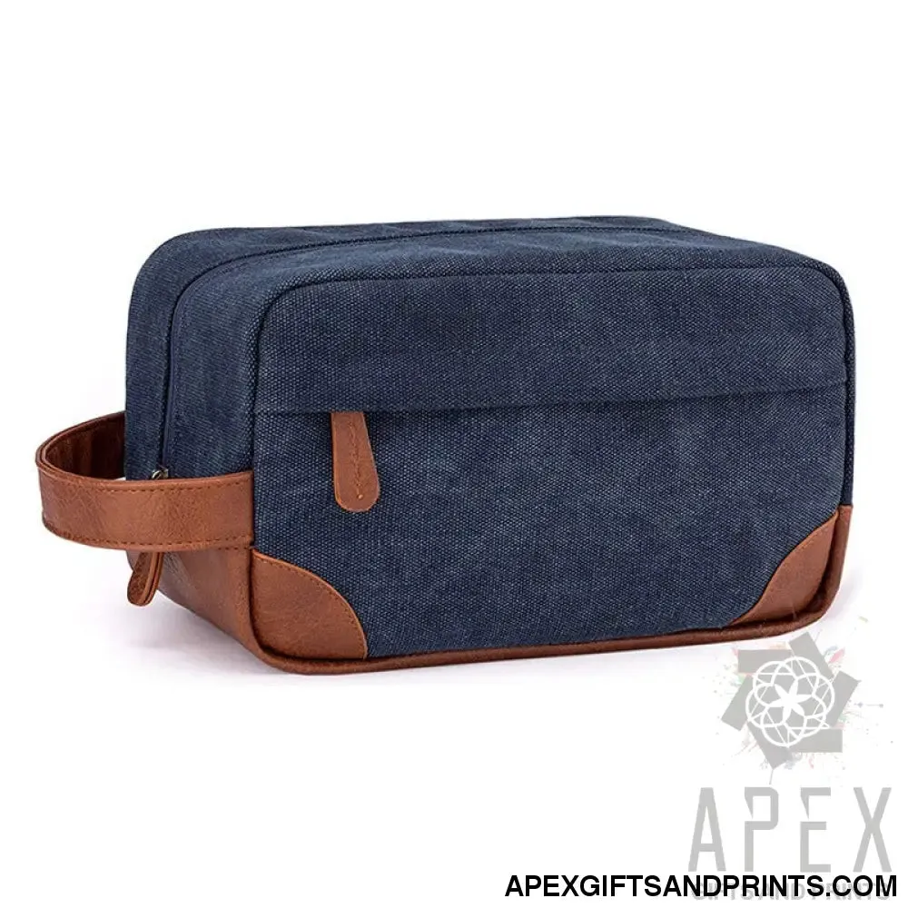 European retro men's toiletry bag