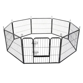 Extra Heavy Duty 8 Panel Pet Playpen Dog Cage Puppy Exercise Crate Enclosure Rabbit Fence