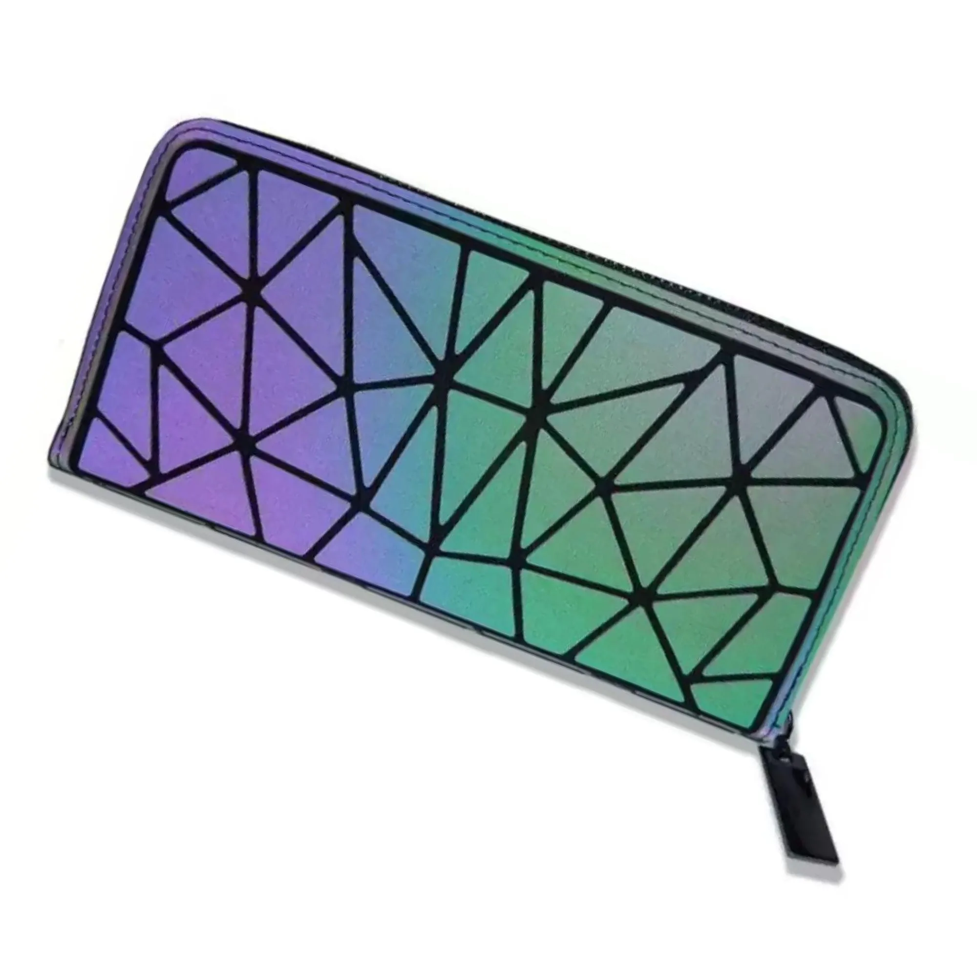 FabSeasons Luminous Geometric Reflective Wallet for Women & Girls