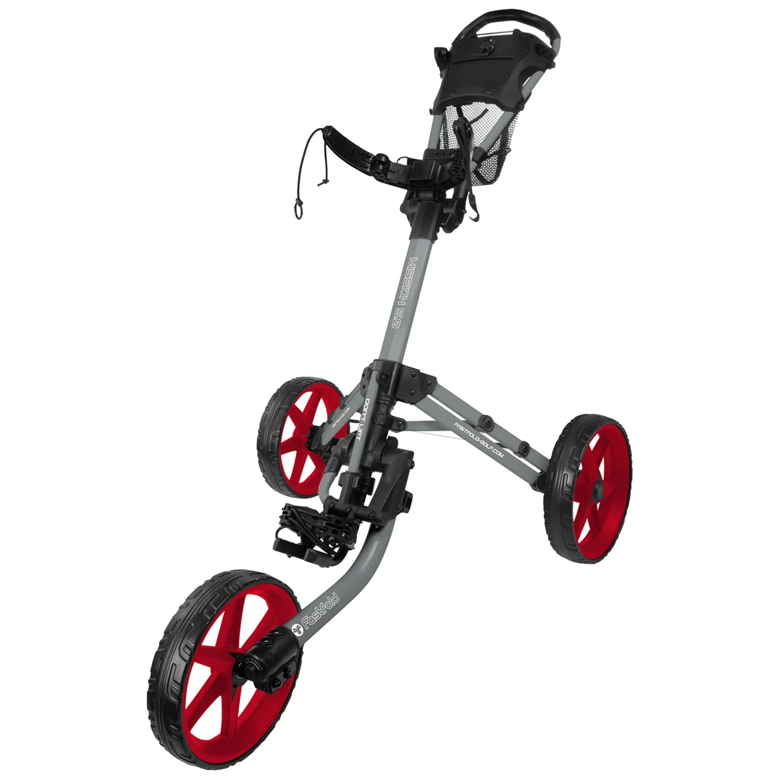 FastFold Mission 5.0 Trolley - Red Wheels