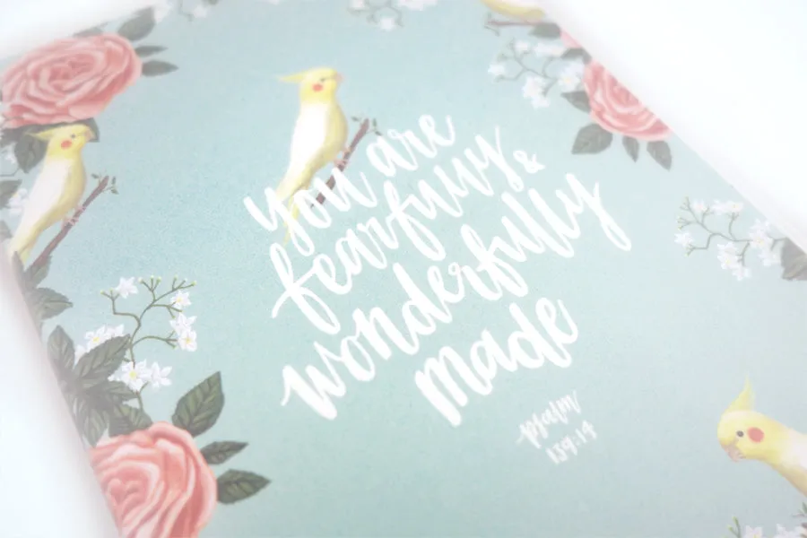 Fearfully & Wonderfully Made {A5 Notebook}