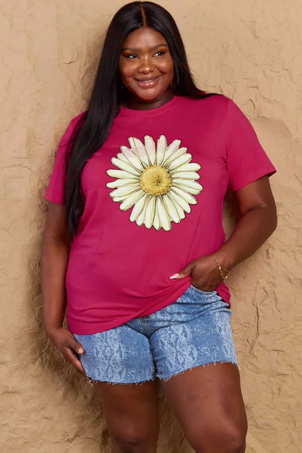 FLOWER Graphic Cotton Tee