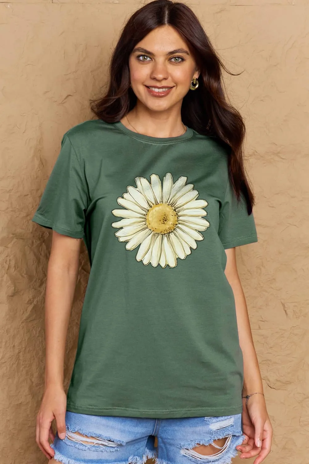 FLOWER Graphic Cotton Tee