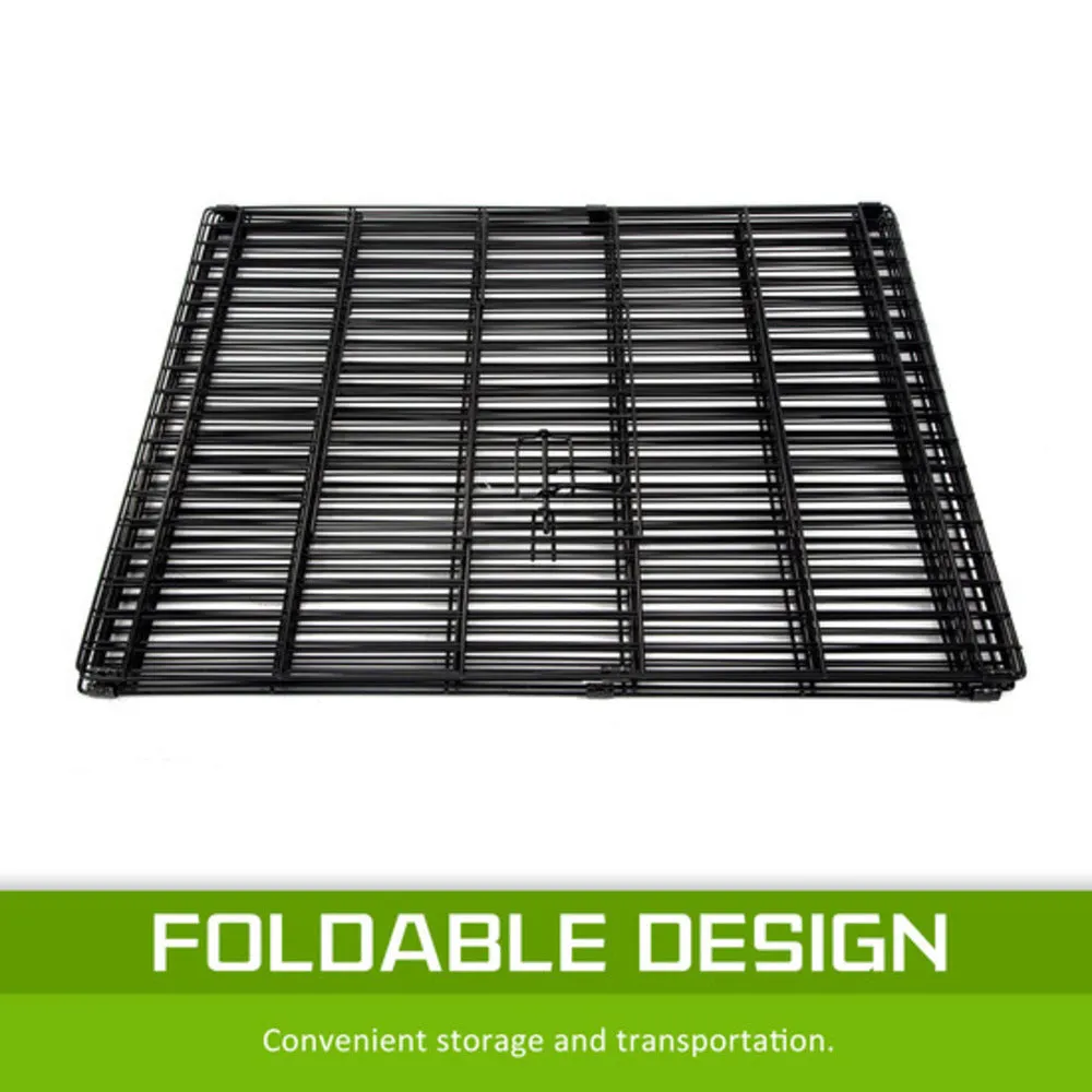 Foldable 8-Panel Pet Playpen Steel Frame 36in - Paw Mate