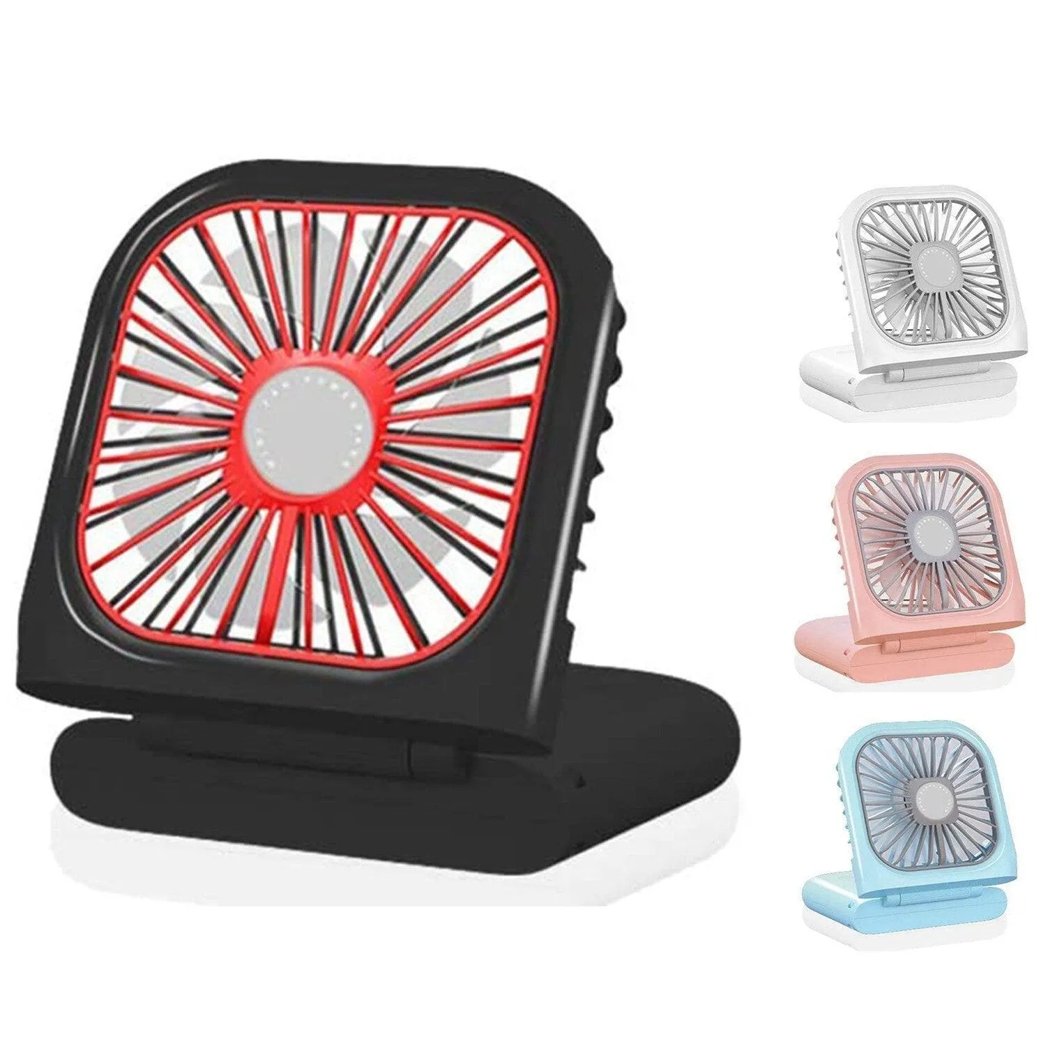 Foldable Mini Portable Personal Fan With 3 Speeds Adjustable