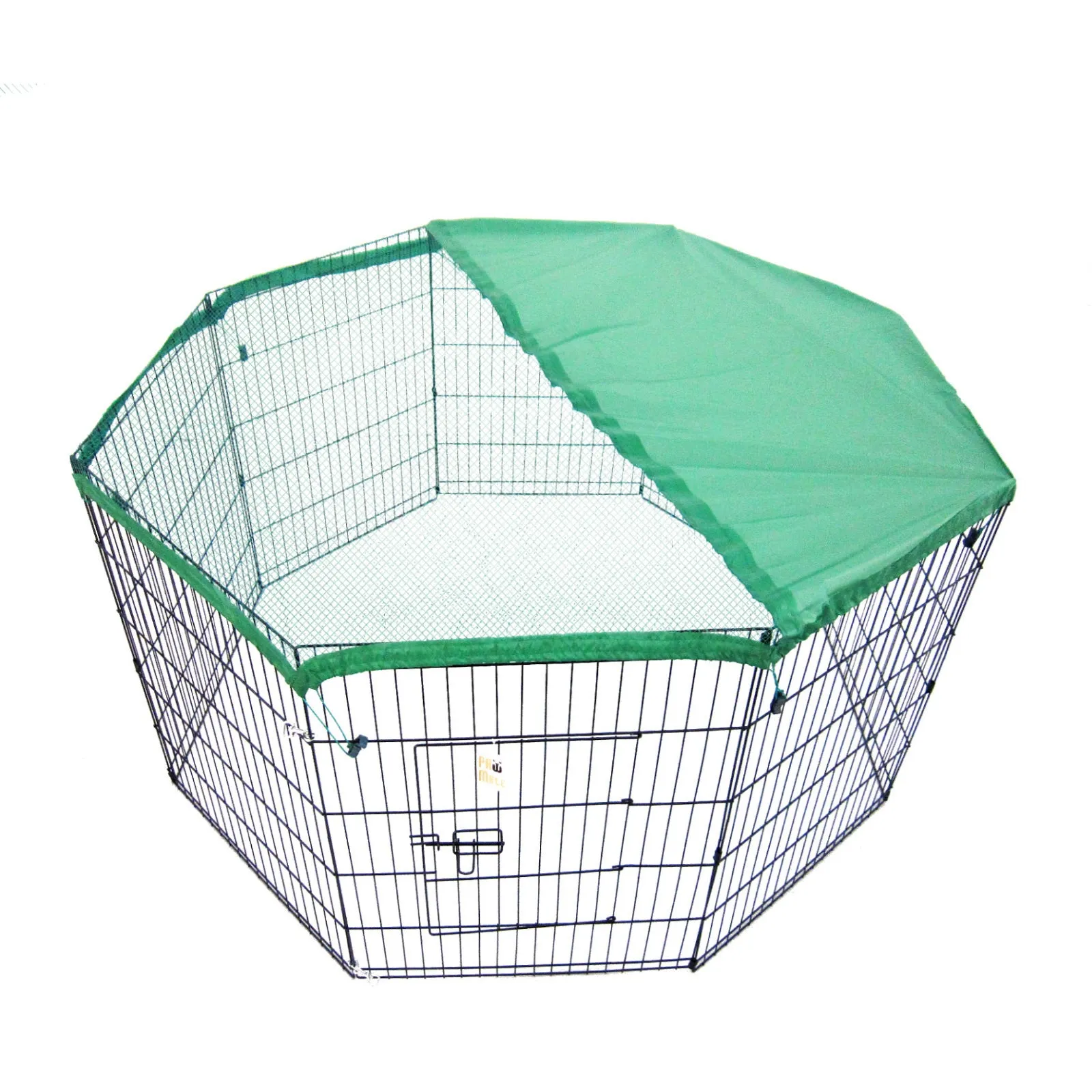 Foldable Pet Playpen 8 Panel, Steel, 30in with Cover