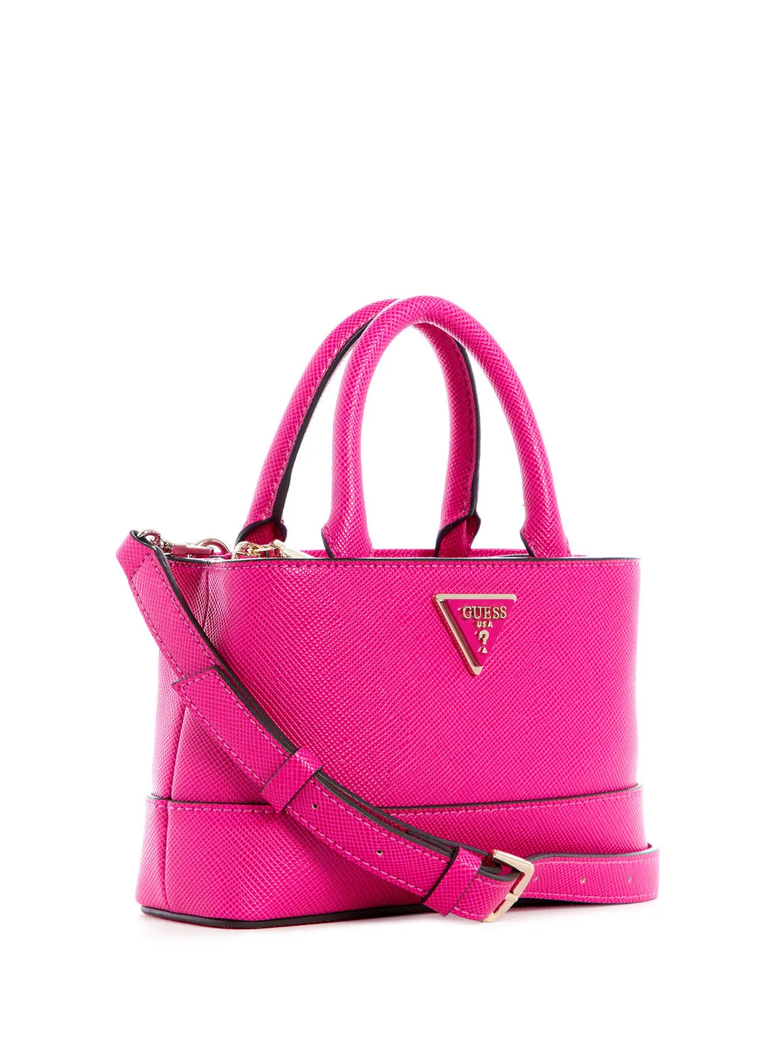 Fuchsia Cordelia Mini Satchel Bag