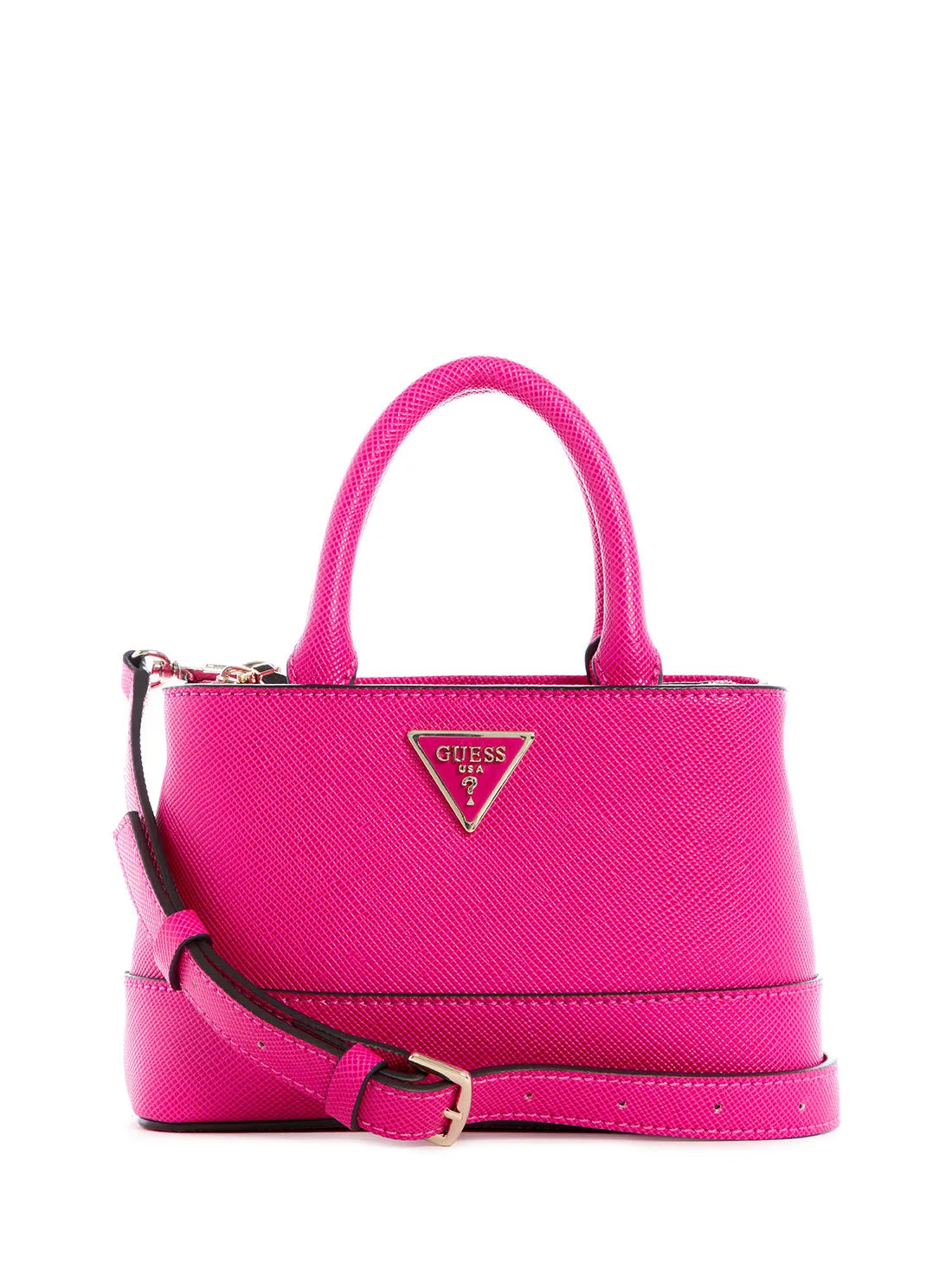 Fuchsia Cordelia Mini Satchel Bag