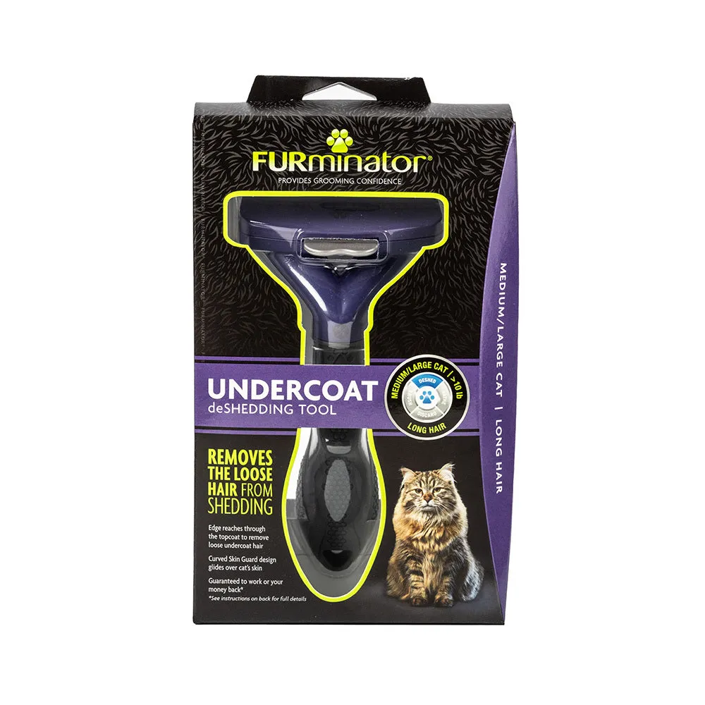 Furminator Long Hair Deshedding Tool Medium/Large Cat