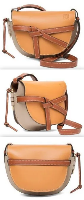 Gate Small Bag Amber/Light Grey/Rust Colour