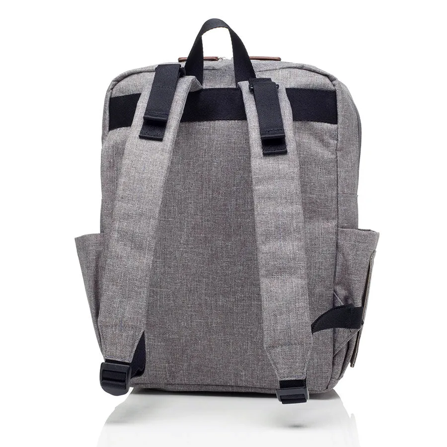 George Unisex Eco Changing Backpack Grey/Black