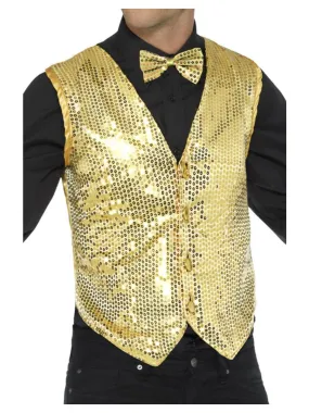 Gold Sequin Waistcoat