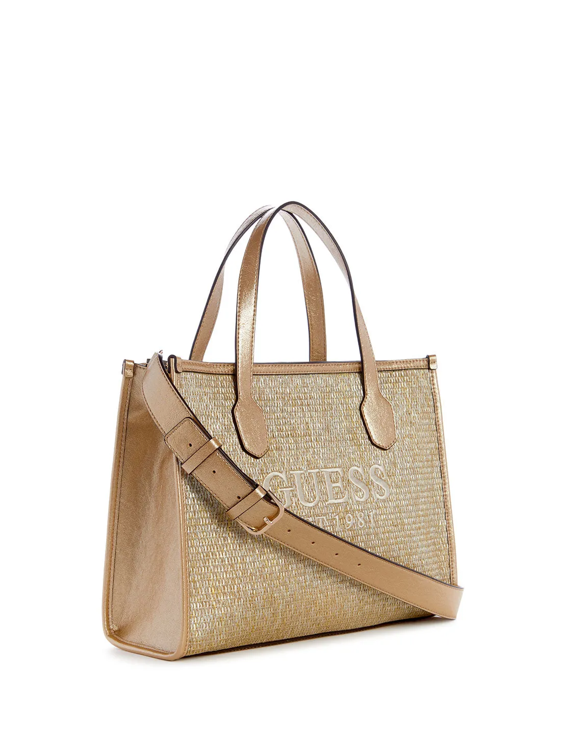 Gold Silvana Tote Bag