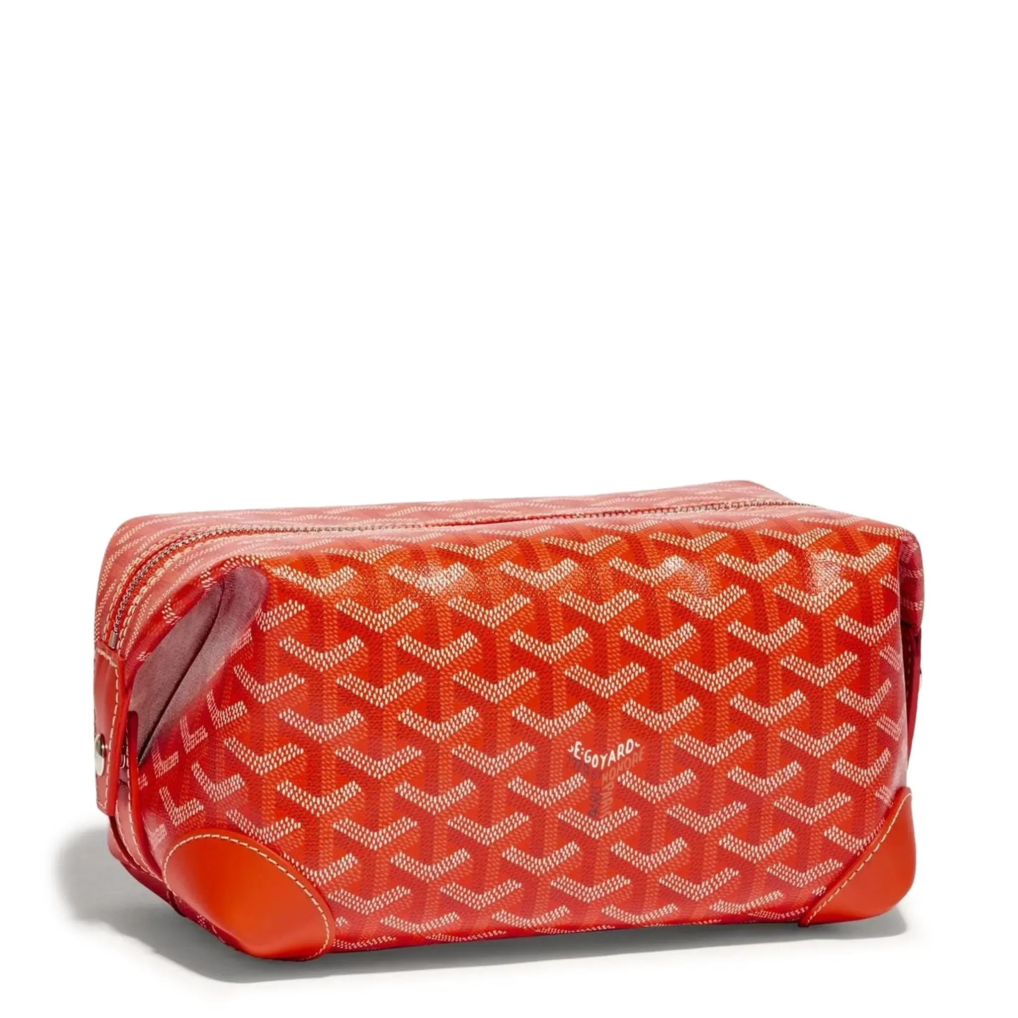 Goyard Bowling 25 Orange Toiletry Bag