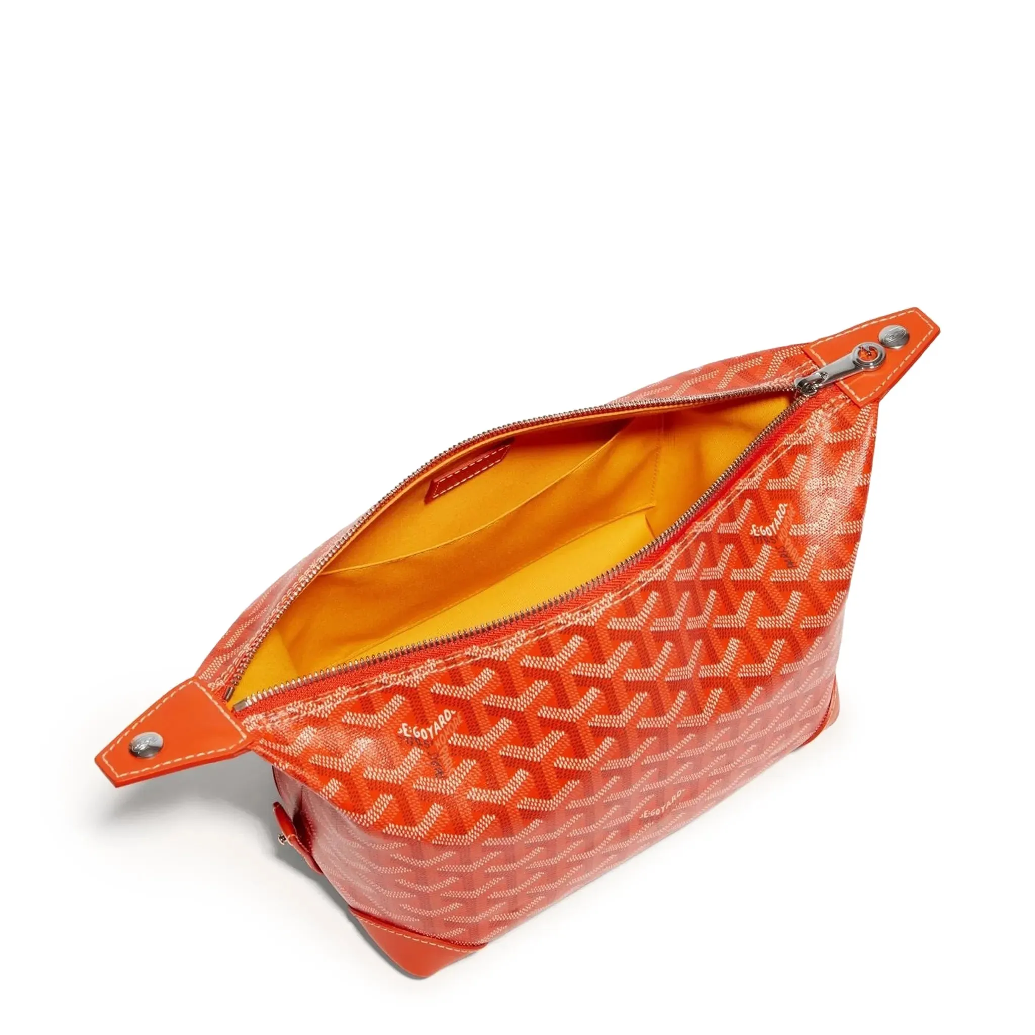 Goyard Bowling 25 Orange Toiletry Bag