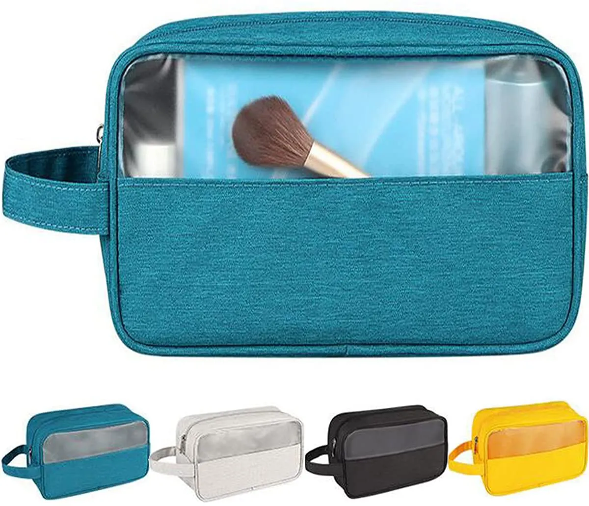 Hanging Toiletry Bag Portable Travel Bag, Toiletry Organizer Wash Bag Hanging Dopp Kit Shaving Kit Water-Resistant Makeup Cosmetic Bag Travel Organizer for Accessories, Women Men and Kids(Retro Green)