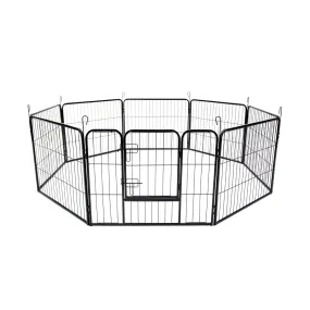 Heavy Duty 8 Panel Foldable Pet Playpen, 31in - Paw Mate