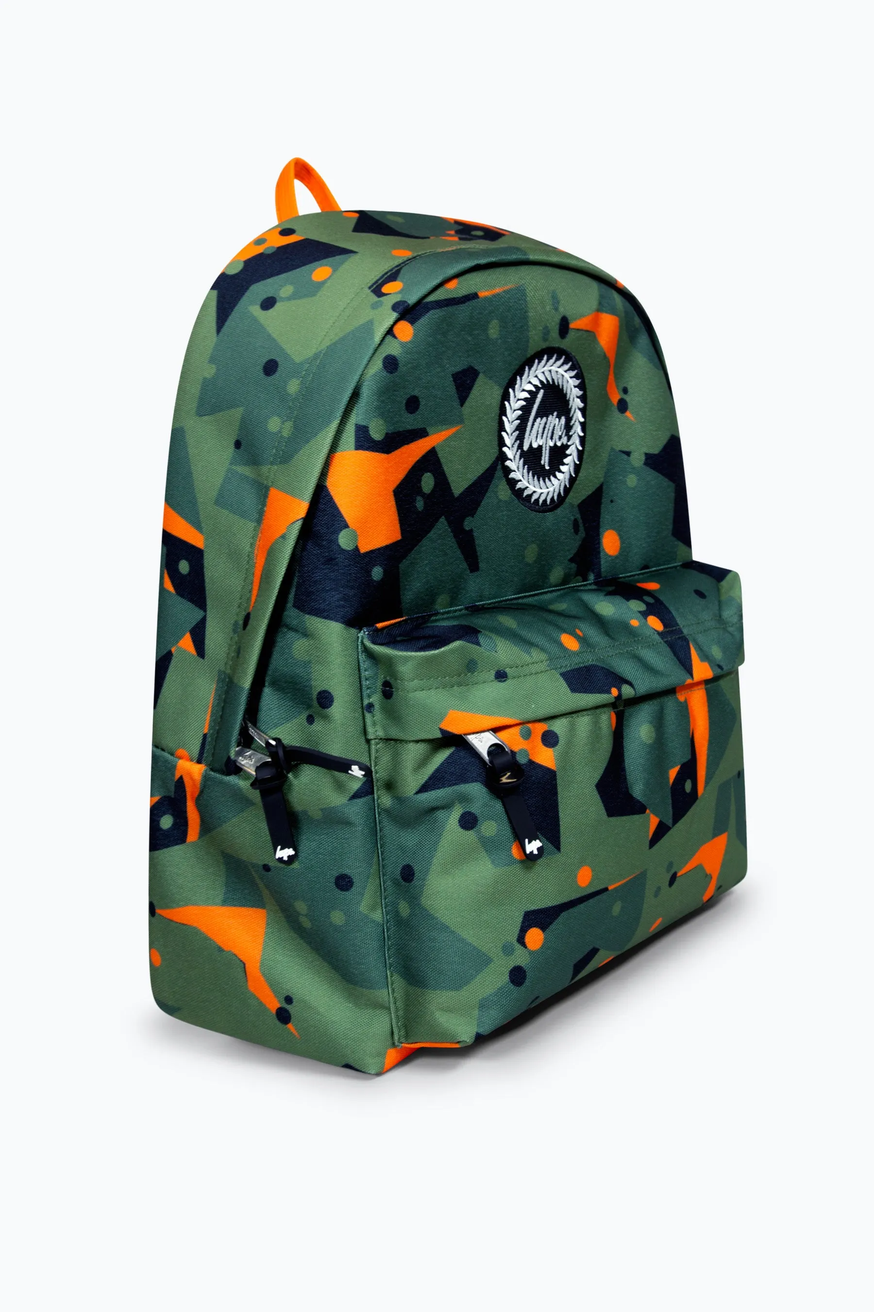 Hype Boys Iconic Green Geo Camo Backpack