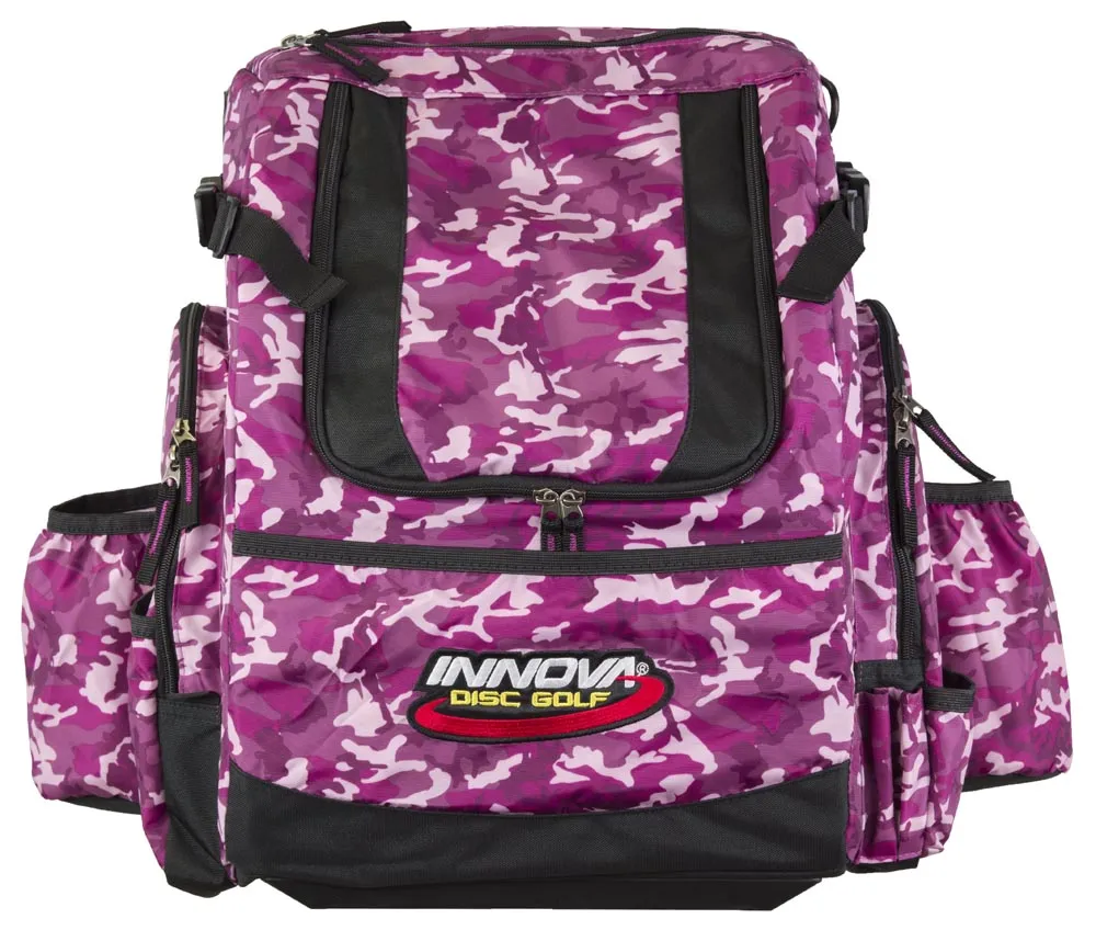 Innova HeroPack Backpack Disc Golf Bag - Magenta Camo