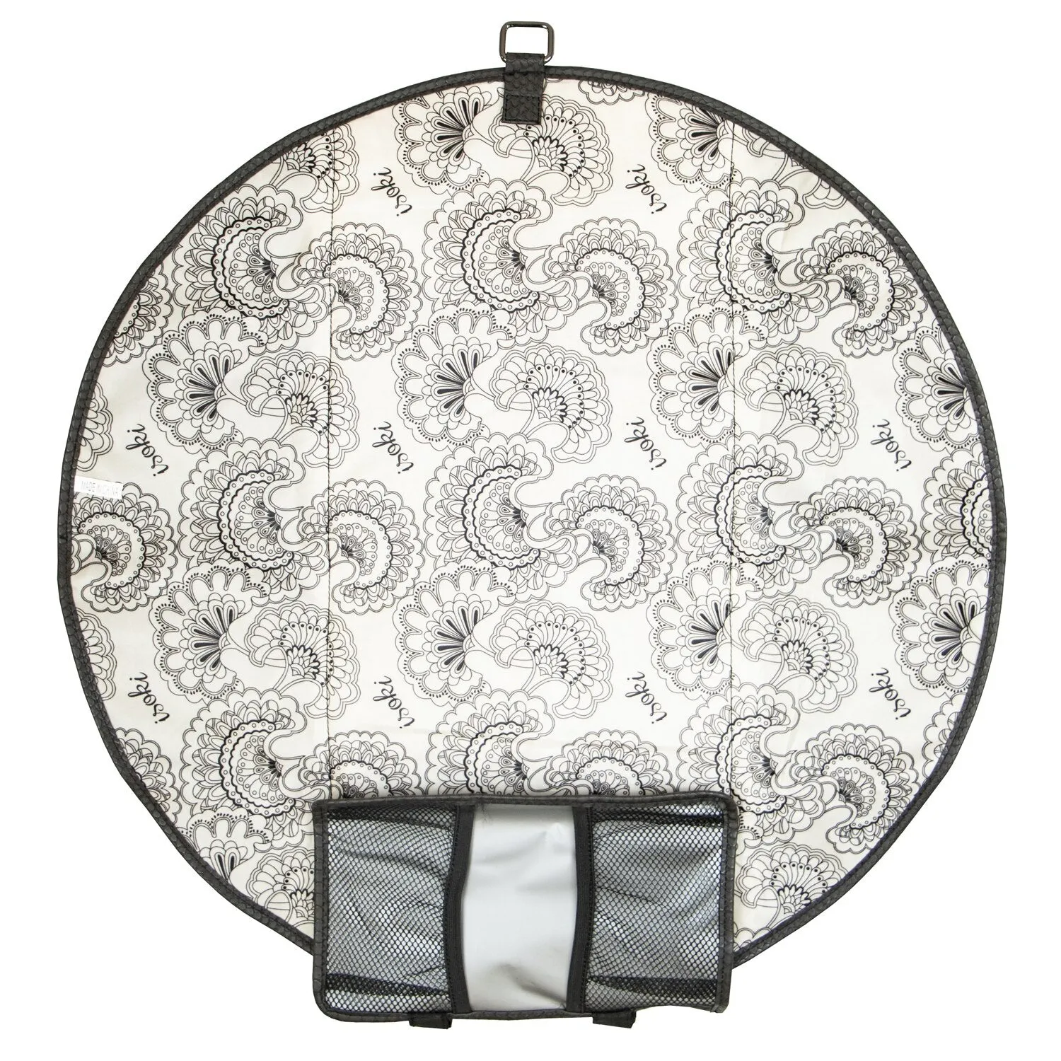 Isoki Adelaide Round Change Mat Purse Black Mumba