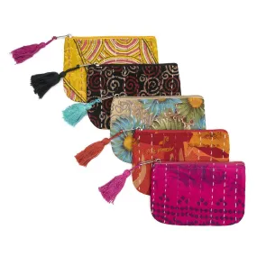 Kantha Sari Coin Purse