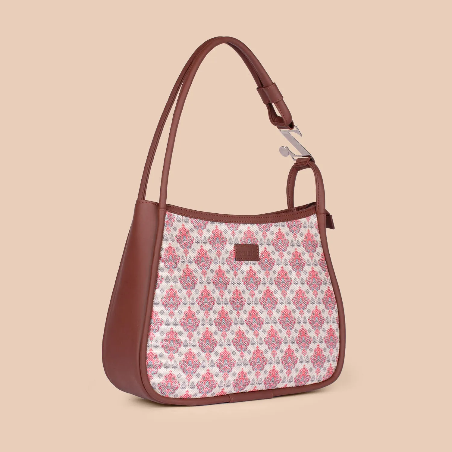 Kashmiri Tulips Sleek Shoulder Bag