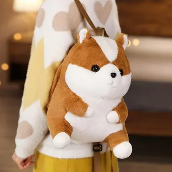 Kawaii Chubby Animals Plush Backpack - Kawaii Backpack