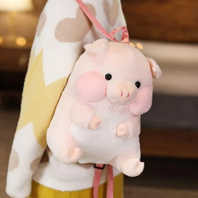 Kawaii Chubby Animals Plush Backpack - Kawaii Backpack