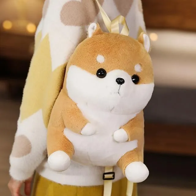 Kawaii Chubby Animals Plush Backpack - Kawaii Backpack