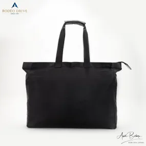 KELLY LEATHER CORDURA SHOPPING BAG