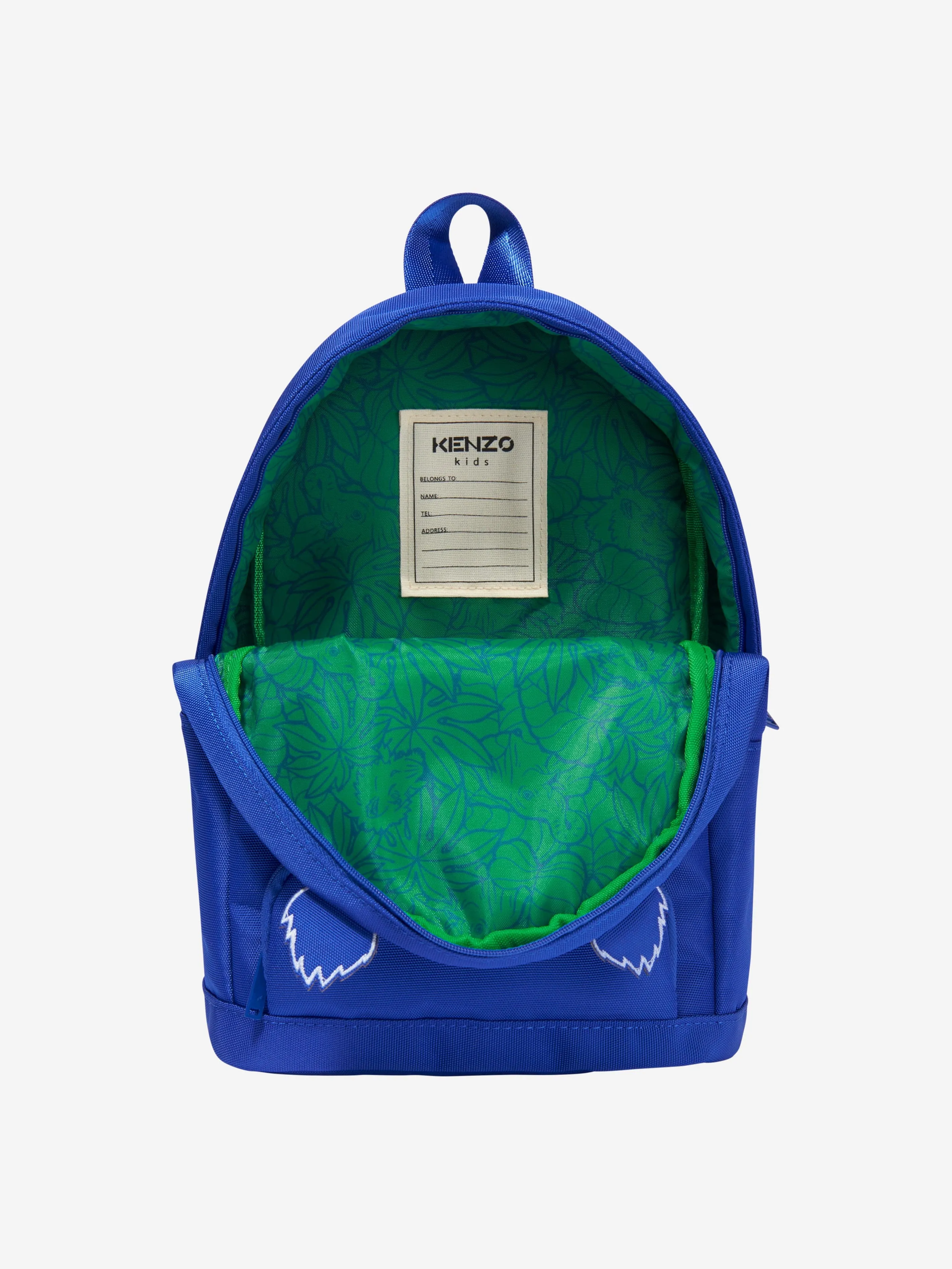 KENZO Kids Embroidered Tiger Backpack