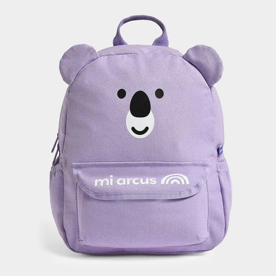 Koala Purple Woven Backpack for Kids