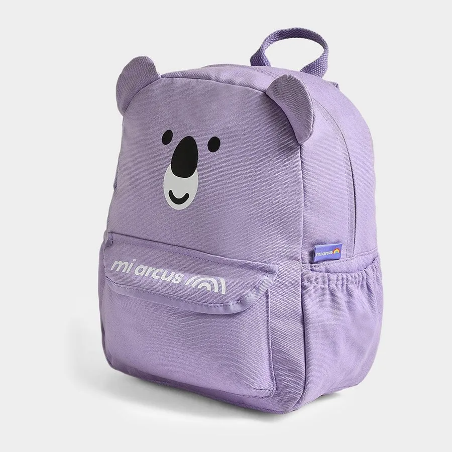 Koala Purple Woven Backpack for Kids