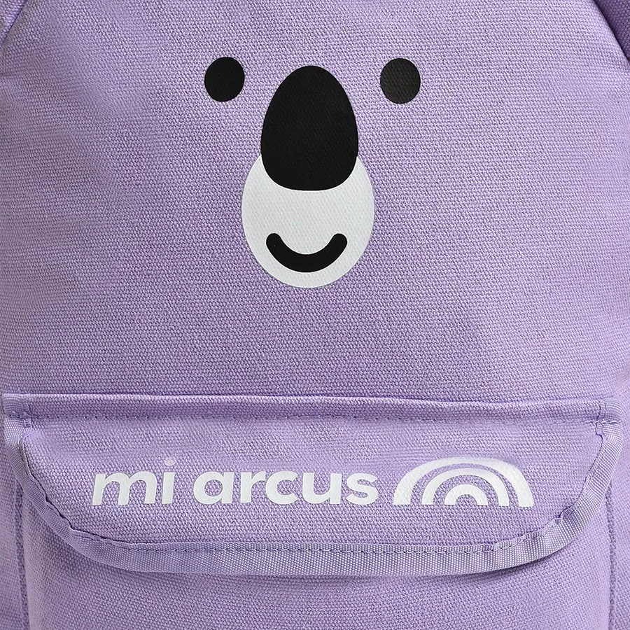 Koala Purple Woven Backpack for Kids