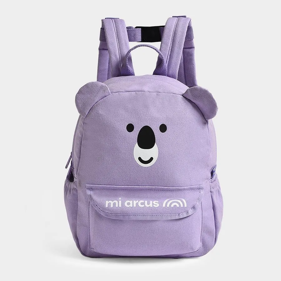 Koala Purple Woven Backpack for Kids