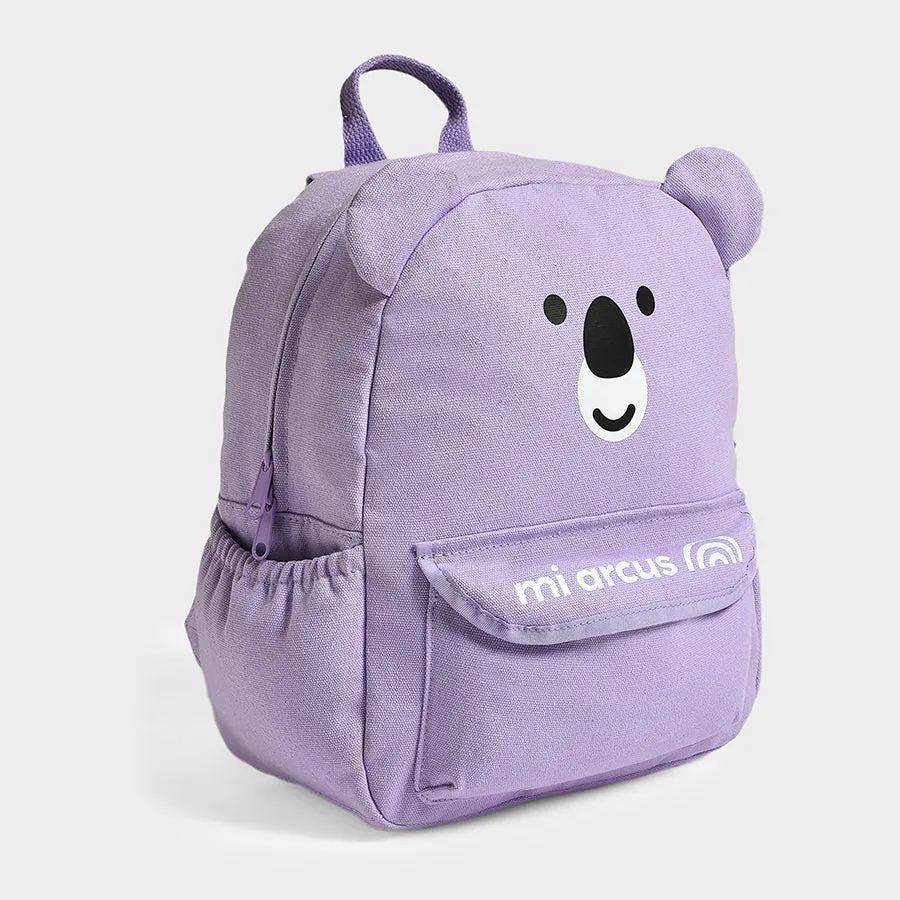 Koala Purple Woven Backpack for Kids