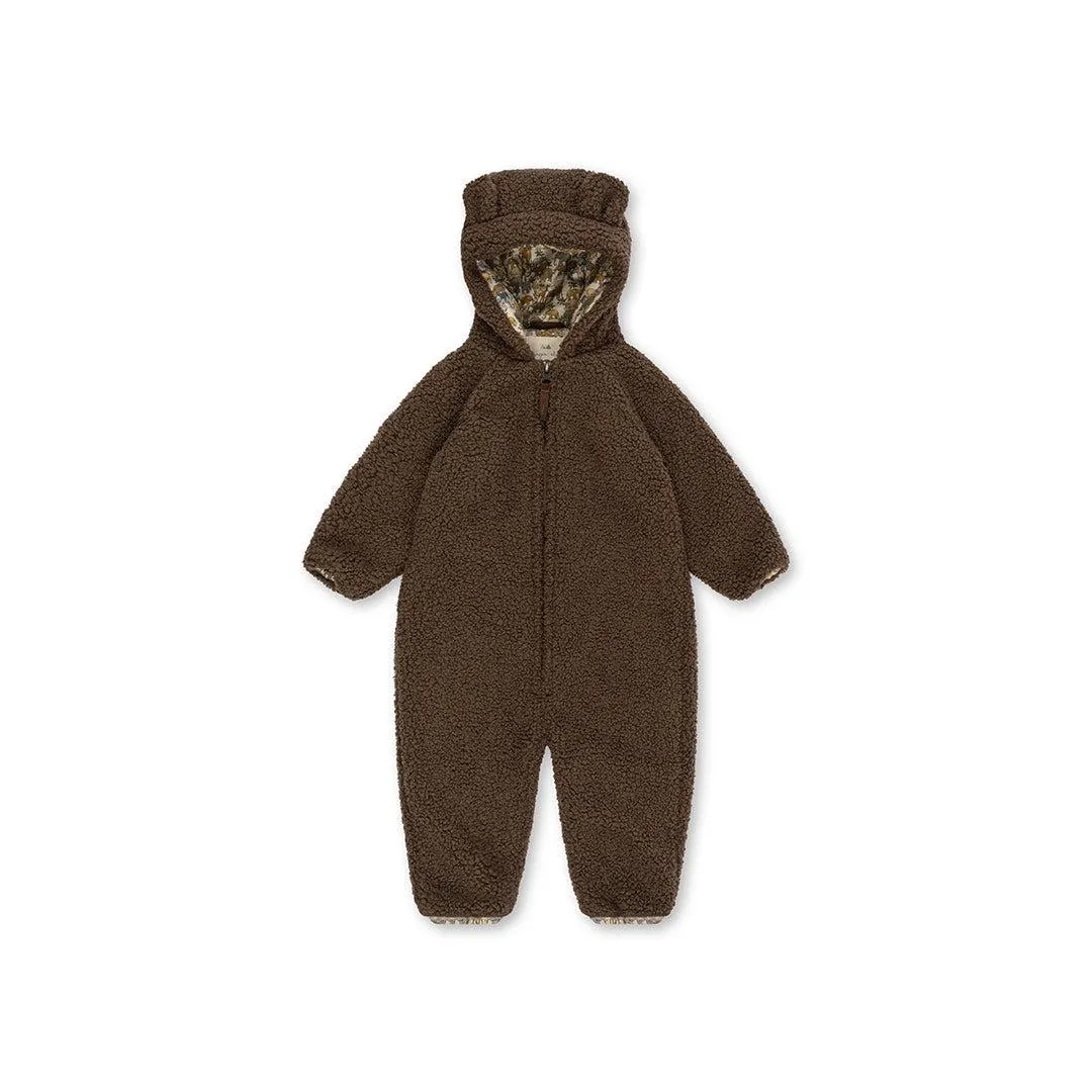 Konges Sløjd Grizz Teddy Onesie - Shitake