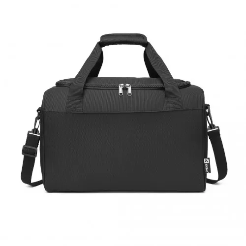 Kono Structured Travel Duffle Bag - Black | Stylish & Durable Travel Companion