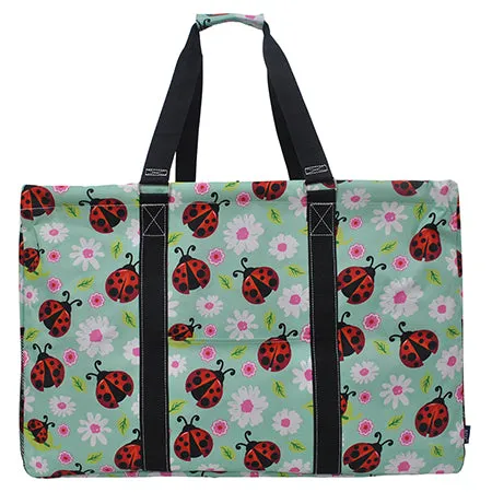 Lady-Bug Mega Shopping Utility Tote Bag