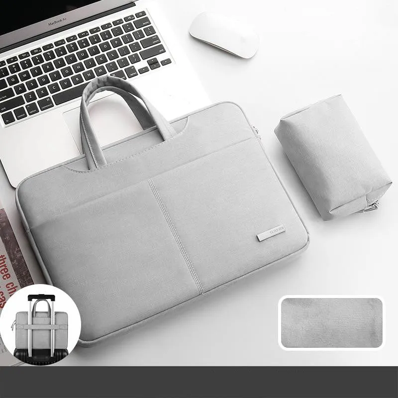 Laptop Sleeve Bag Waterproof Notebook Bag For Macbook Air Pro 13 15 Computer HP Shoulder Handbag