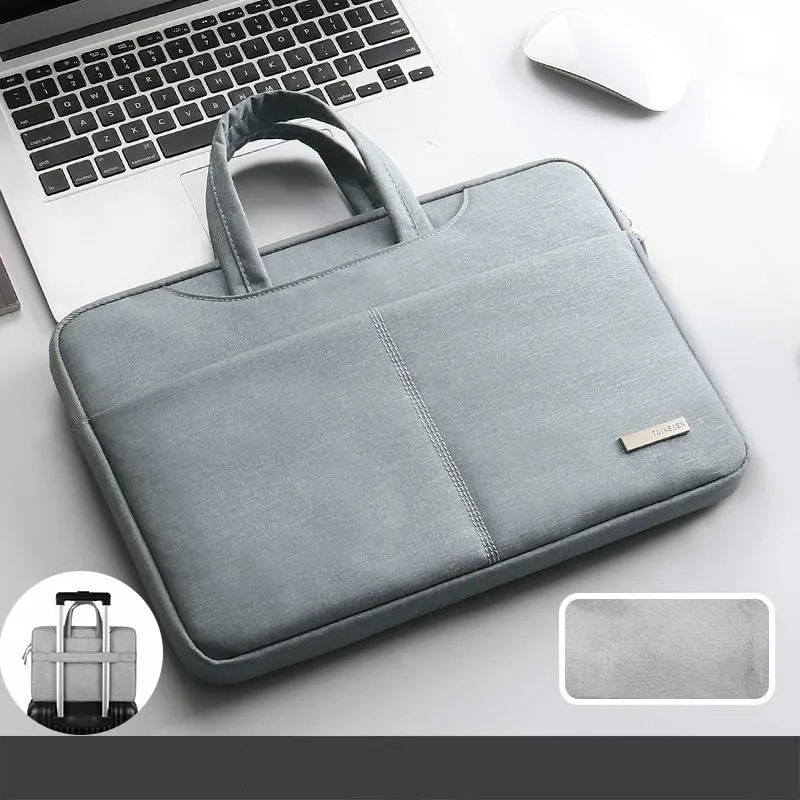 Laptop Sleeve Bag Waterproof Notebook Bag For Macbook Air Pro 13 15 Computer HP Shoulder Handbag