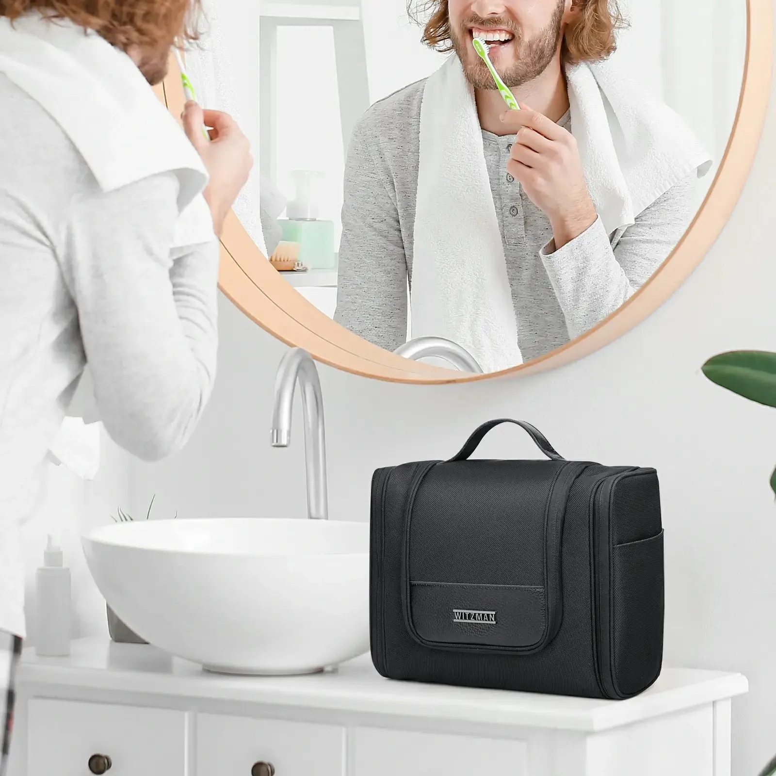 Large Hanging Multi-Toiletry Bag for Men