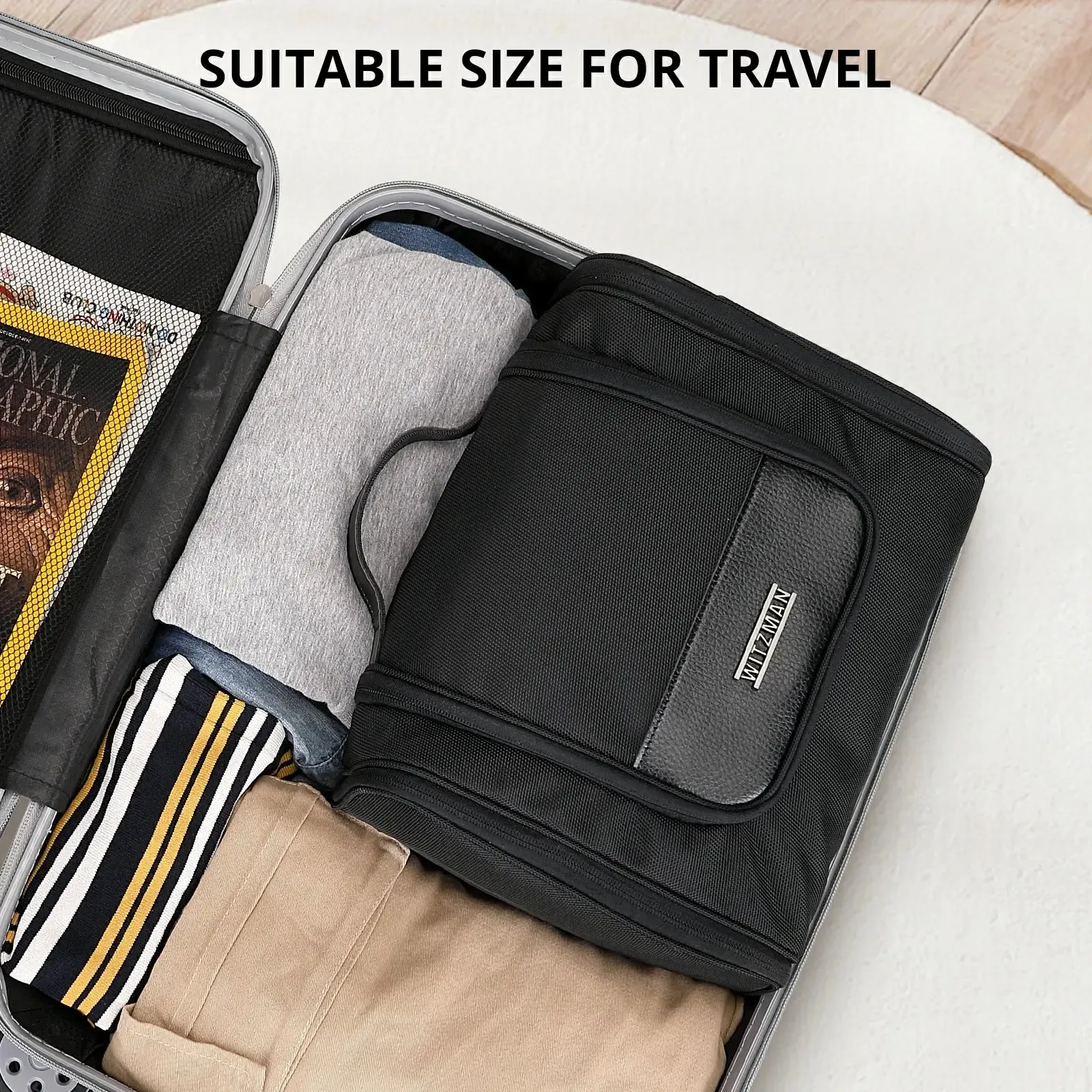 Large Hanging Multi-Toiletry Bag for Men