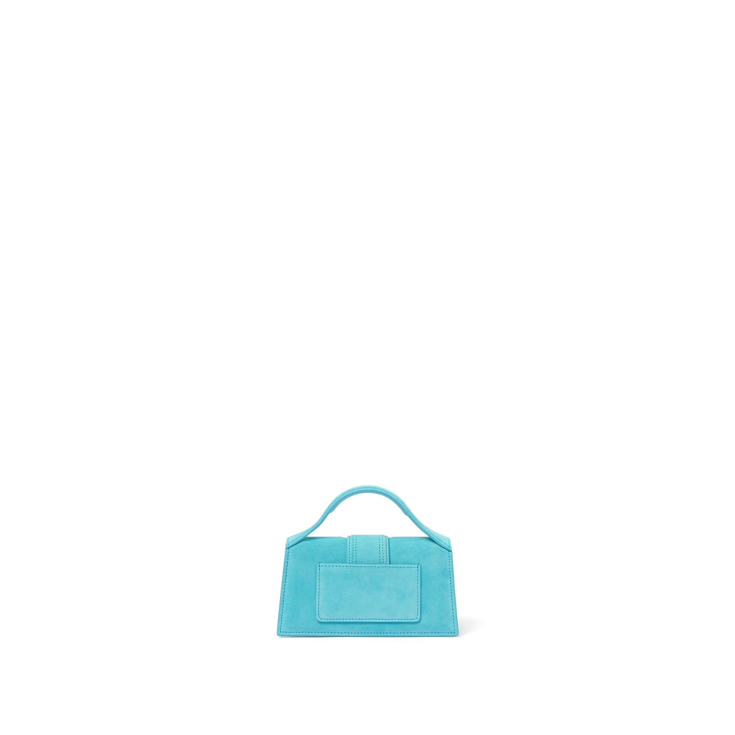 Le Bambino Mini Leather Bag in Light Turquoise