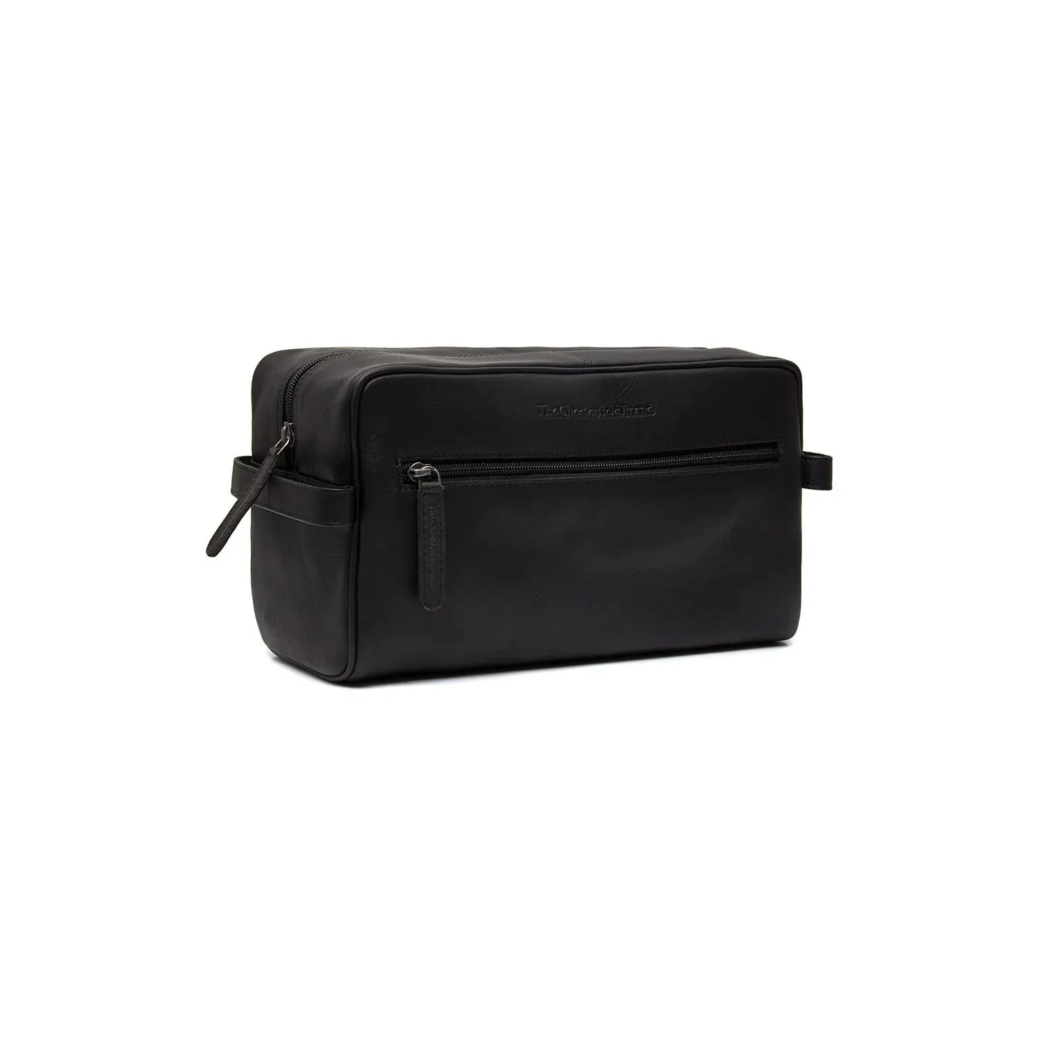 Leather Toiletry Bag Black Cyprus