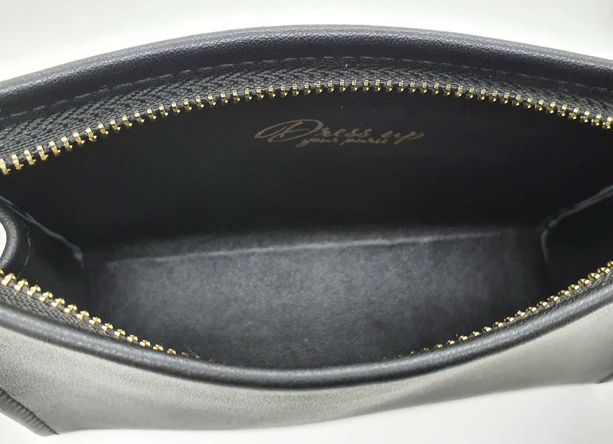 Leather Toiletry Pouch 15 - Black