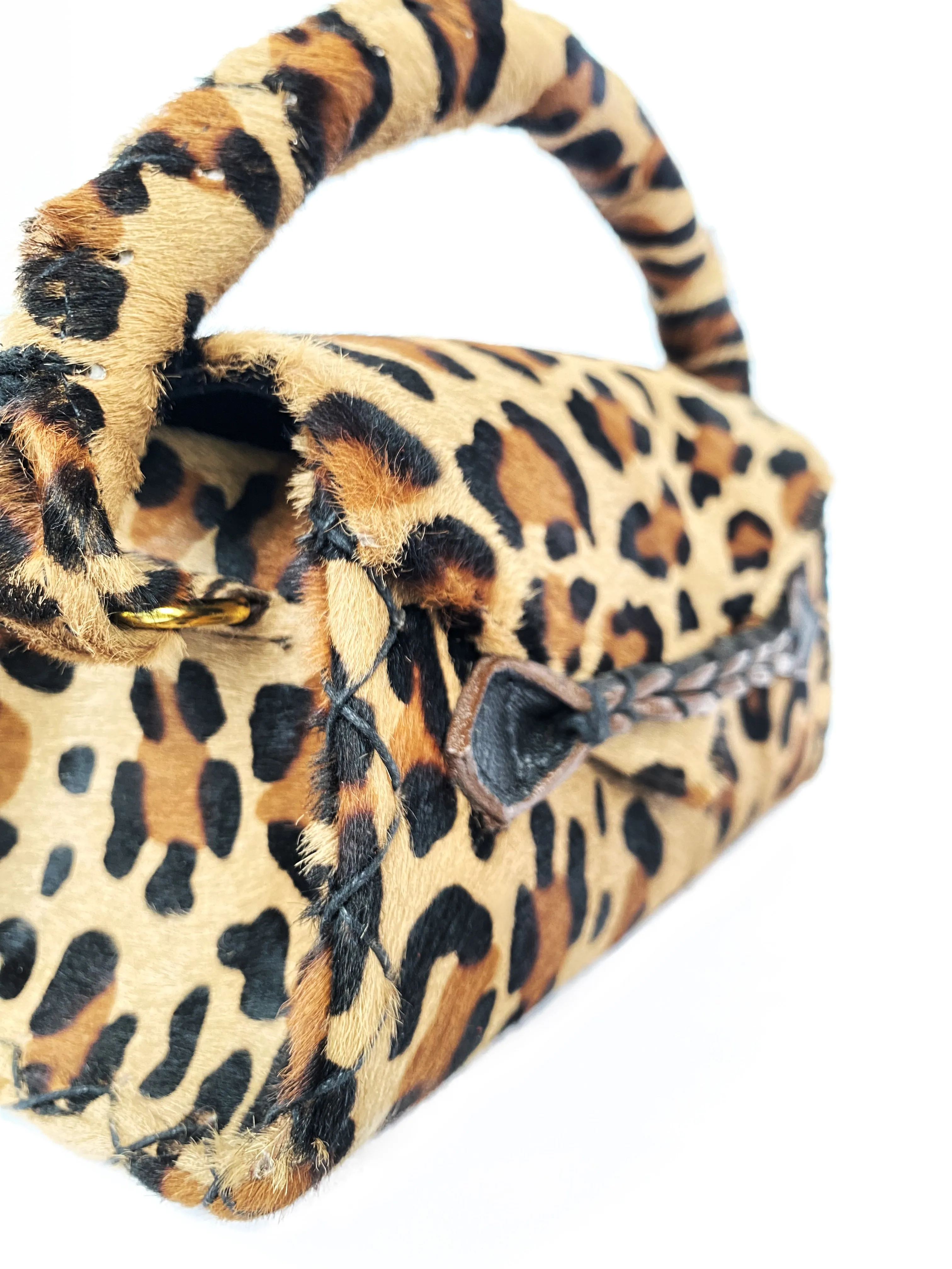 LEOPARD HIDESKIN ESE PLUS TOP HANDLE